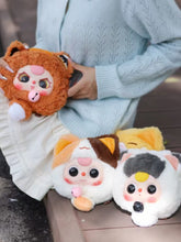 Baby Three-Fortune Cat Zipper Bag Blind box