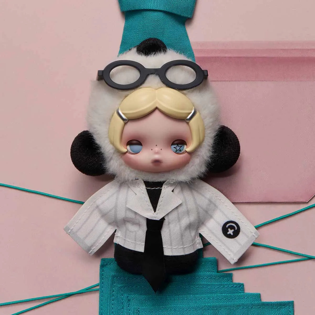 SKULLPANDA Off Mode Series Plush Doll Pendant-preorder