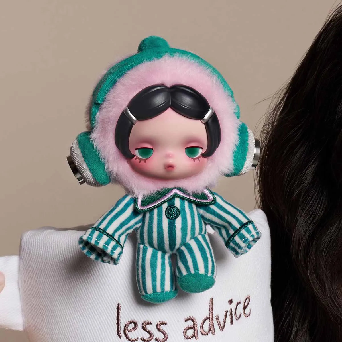 SKULLPANDA Off Mode Series Plush Doll Pendant-preorder