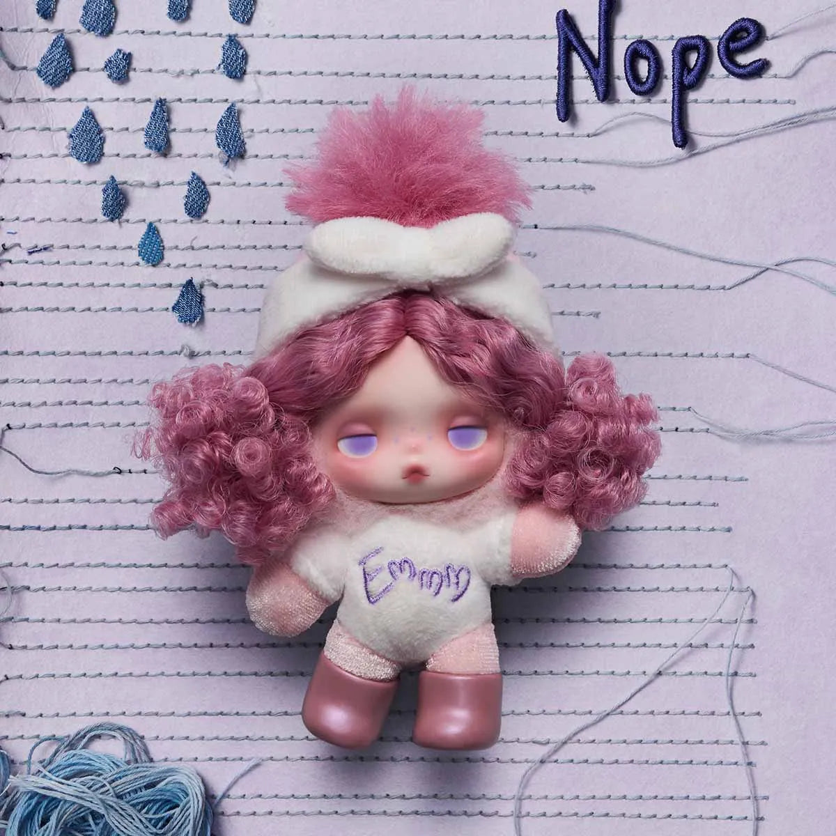 SKULLPANDA Off Mode Series Plush Doll Pendant-preorder