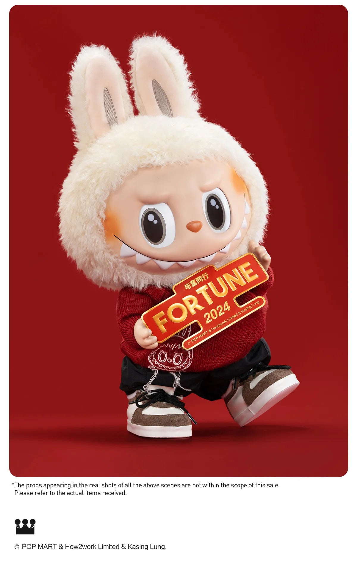 THE MONSTERS - BEST OF LUCK Vinyl Plush Doll-preorder