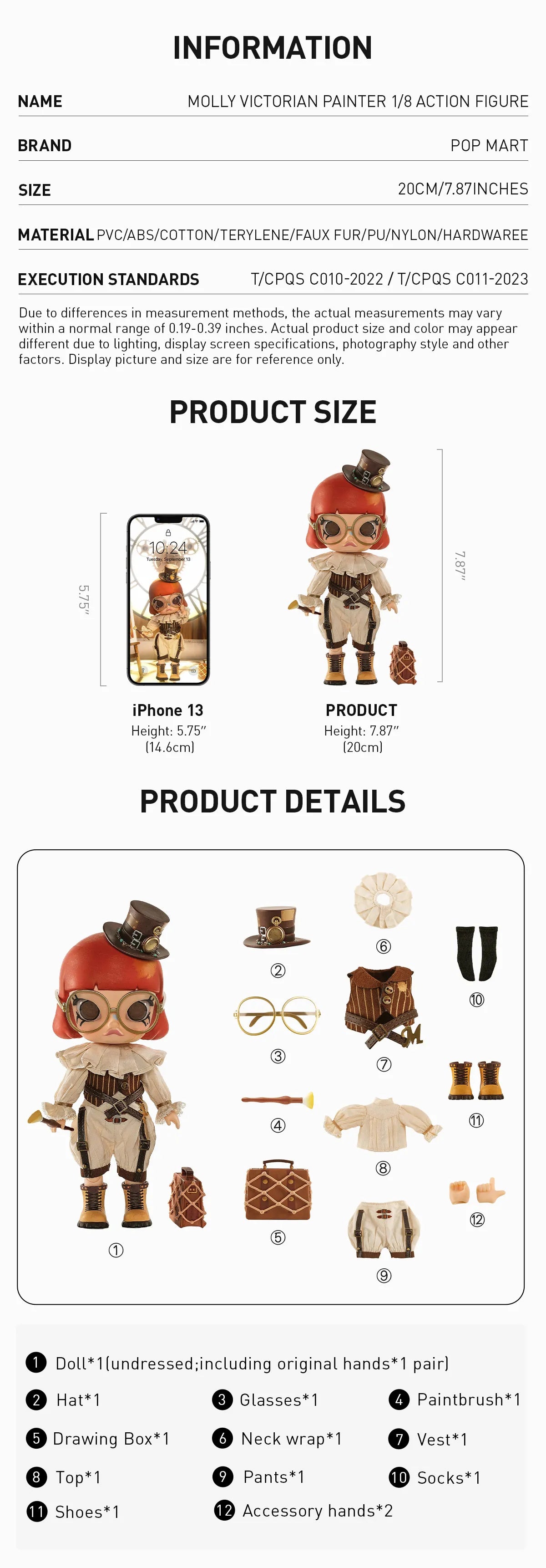 MOLLY Victorian Painter 1/8 Action Figure-preorer