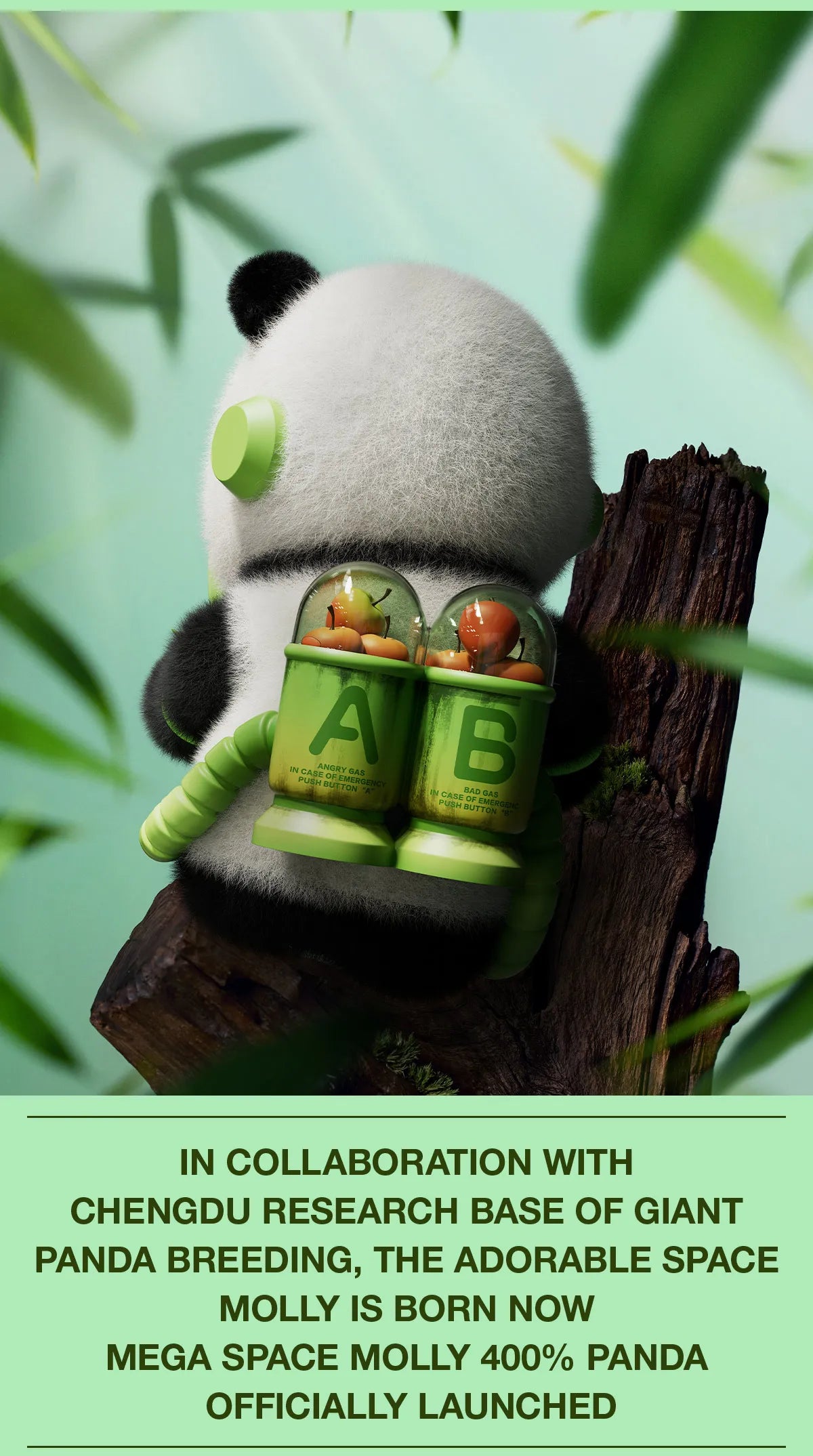 MEGA SPACE MOLLY 400% PANDA