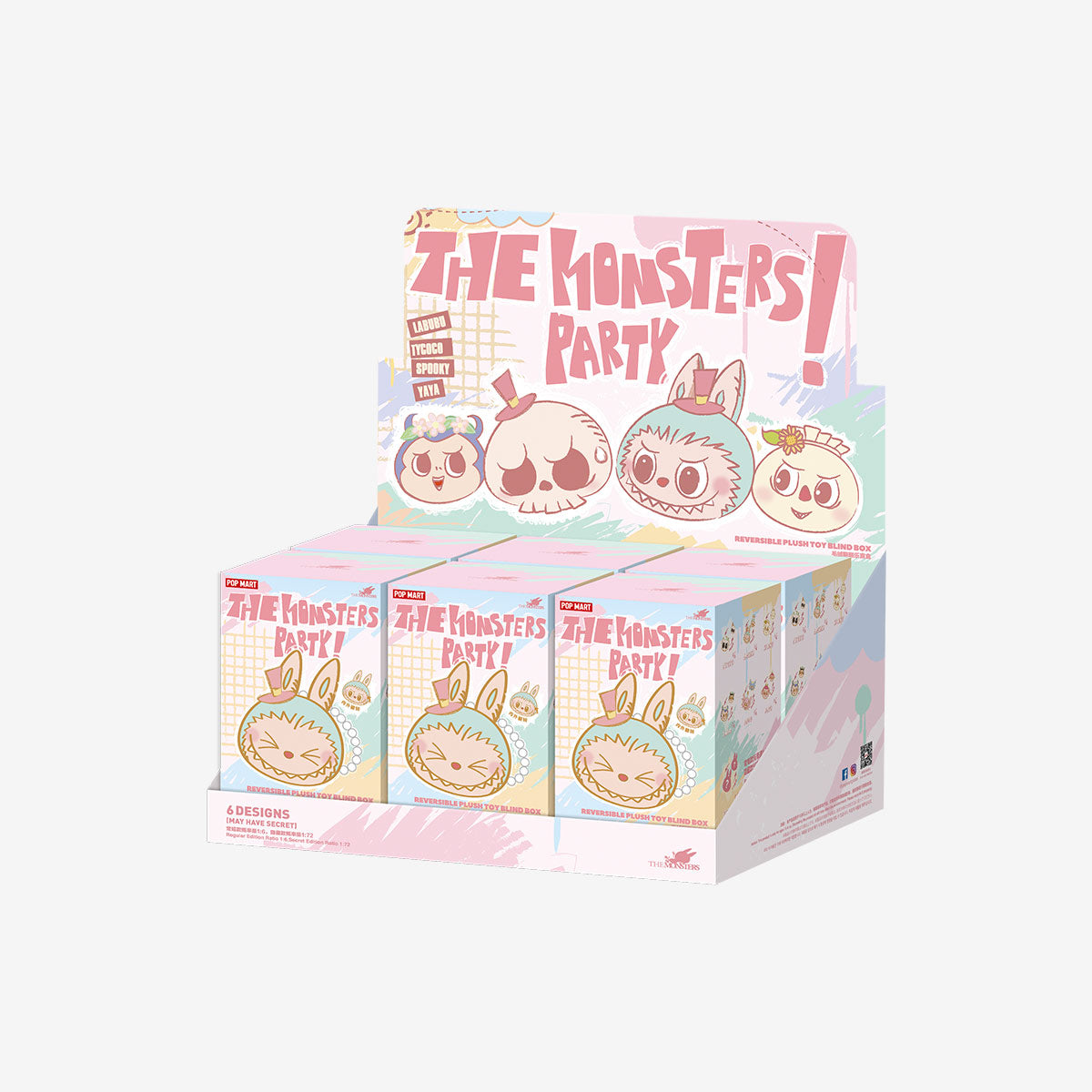 THE MONSTERS Party Series-Reversible Plush-preorder