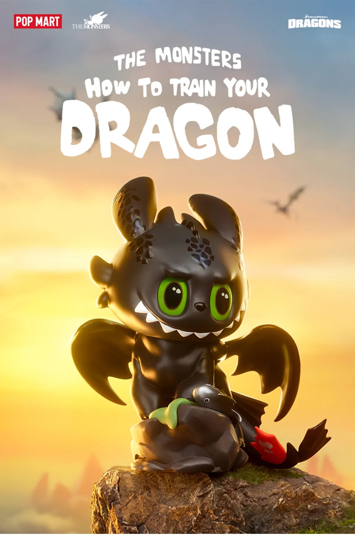 THE MONSTERS How to Train Your Dragon Figurine