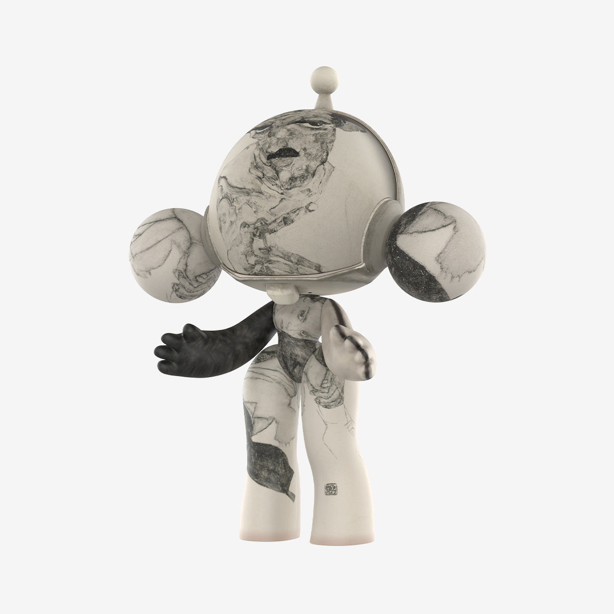 MEGA SKULLPANDA 400% Egon Schiele-preorder