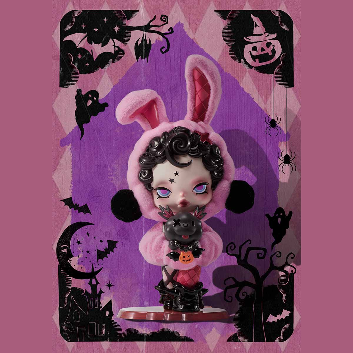 SKULLPANDA Bunny or Doggy Figure-prorder