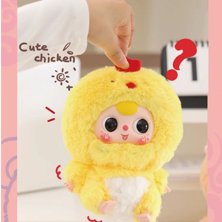 Baby Three Twelve Chinese Zodiac plush blind box