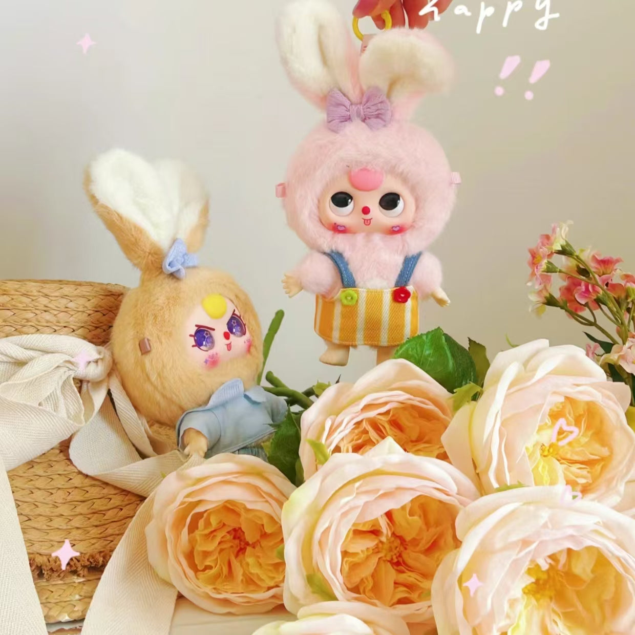 Baby Three Macaron Cute Bunny blind box