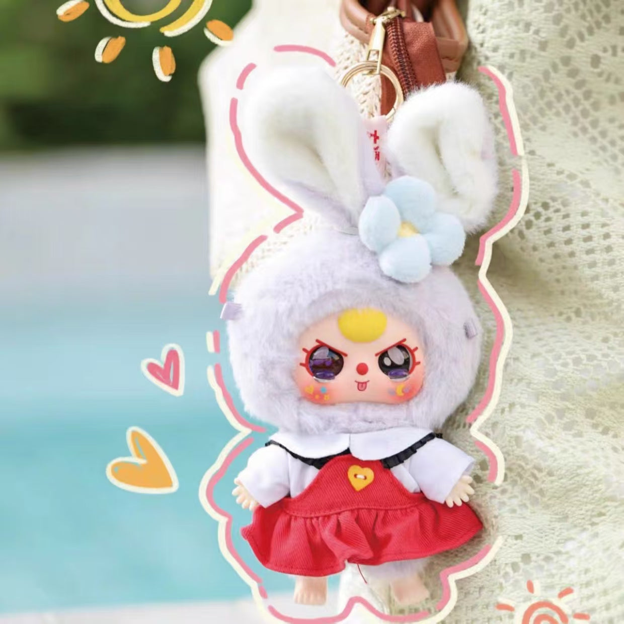 Baby Three Macaron Cute Bunny blind box