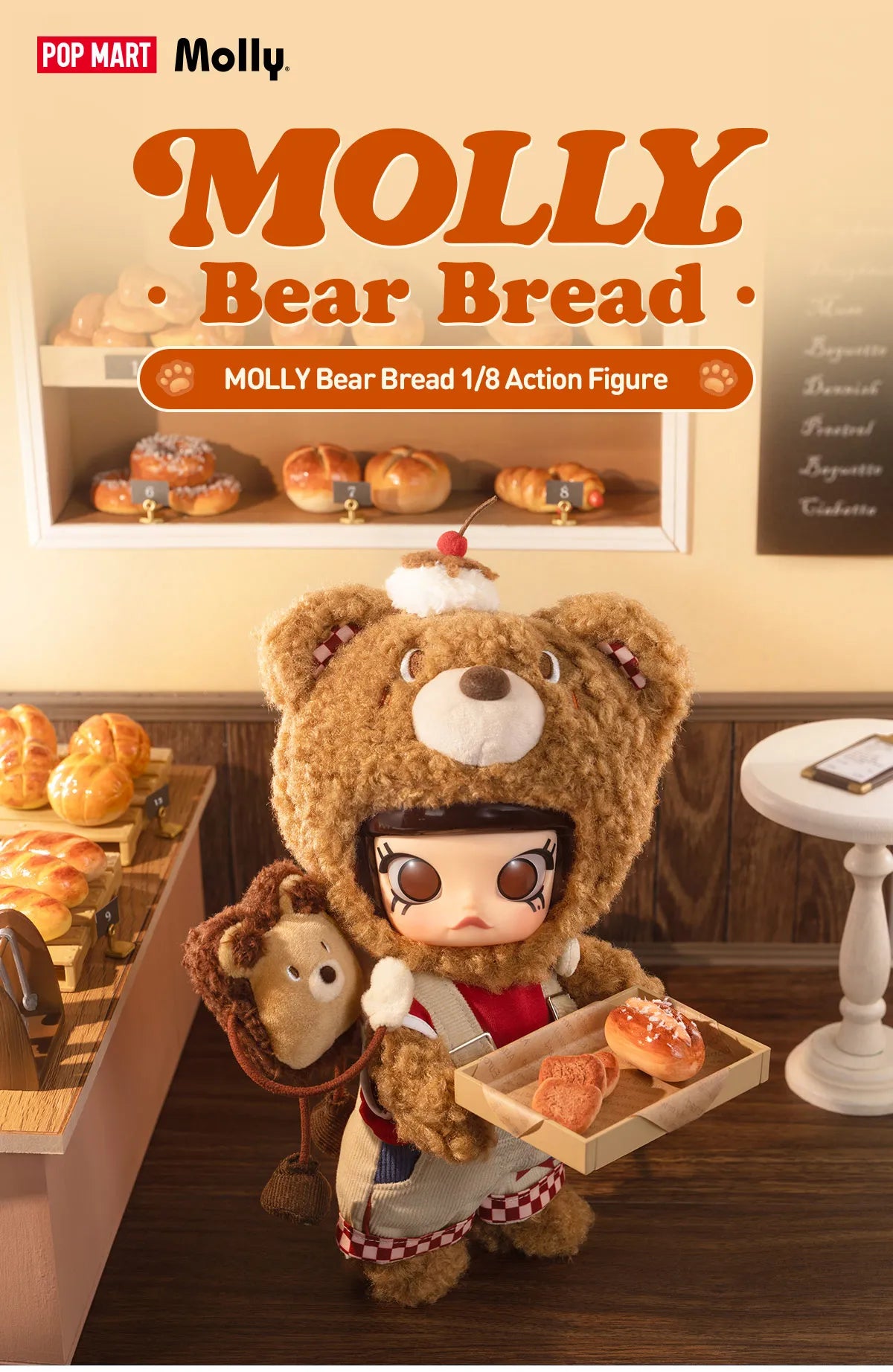MOLLY Bear Bread 1/8 Action Figure-preorder