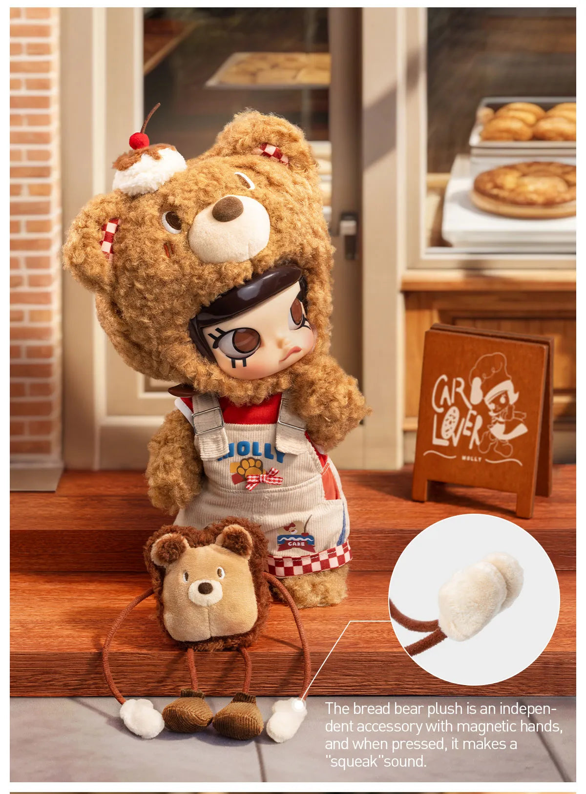 MOLLY Bear Bread 1/8 Action Figure-preorder