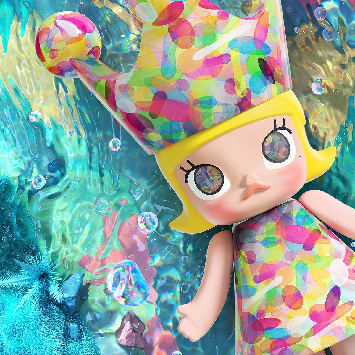 MEGA ROYAL MOLLY 400% Huang Yuxing Bubbles