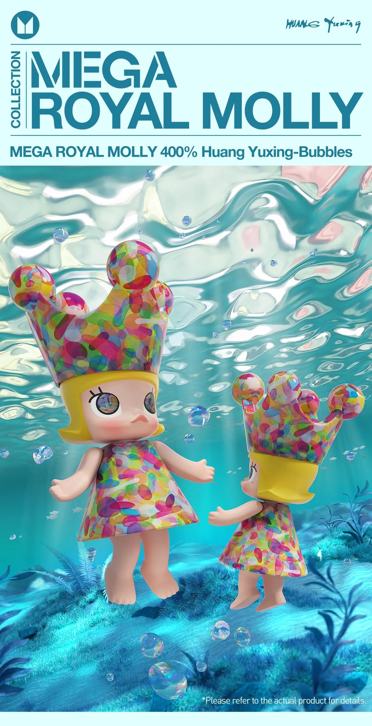 MEGA ROYAL MOLLY 400% Huang Yuxing Bubbles