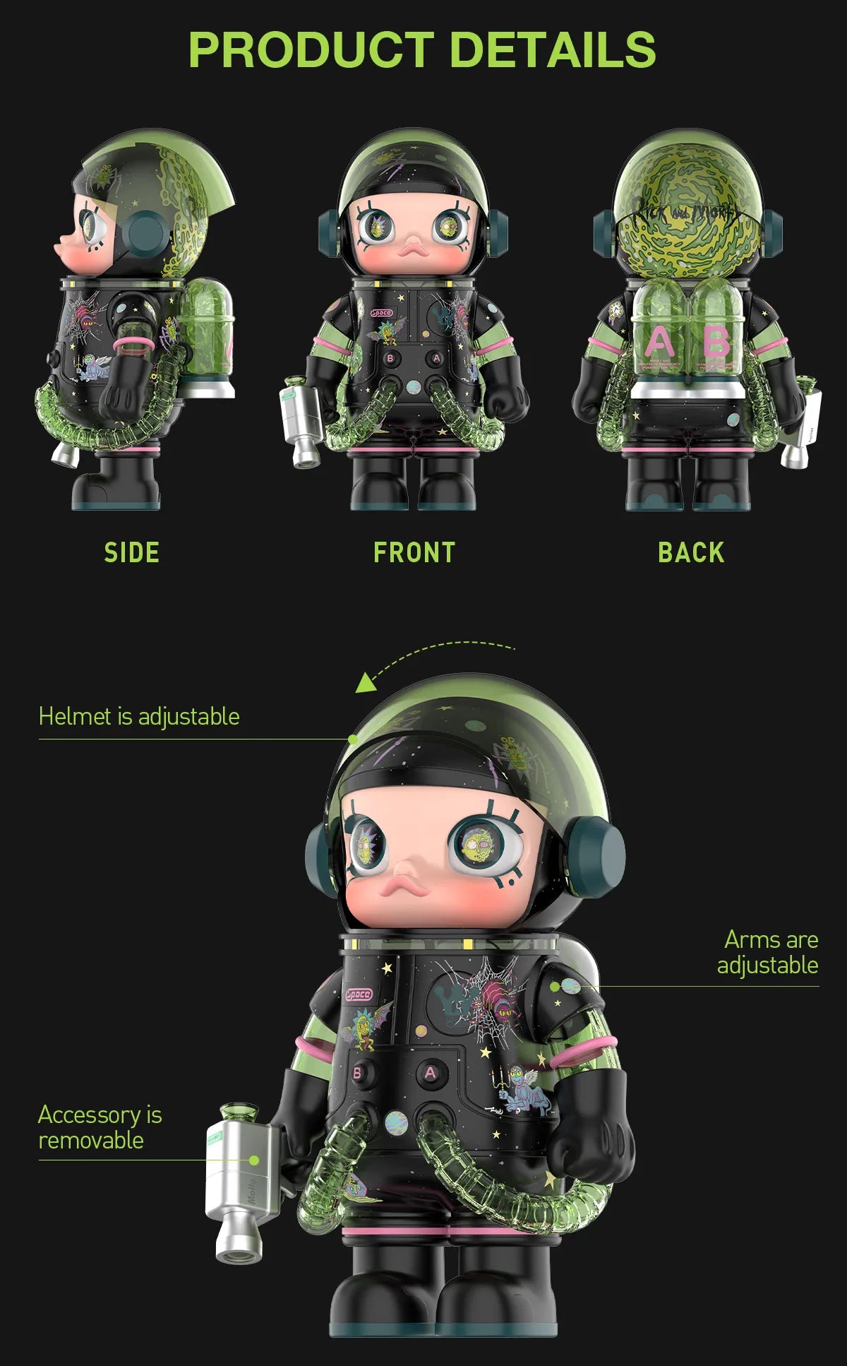 MEGA SPACE MOLLY 400% Rick and Morty-preorder