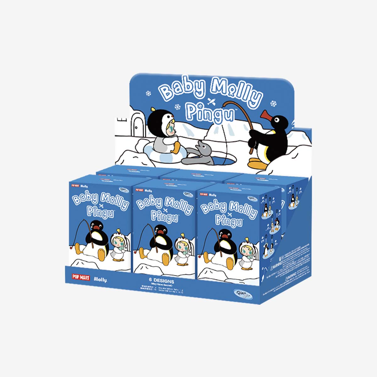 Baby Molly × Pingu Happy Fishing Series-Vinyl Plush Pendant Blind Box-preorder