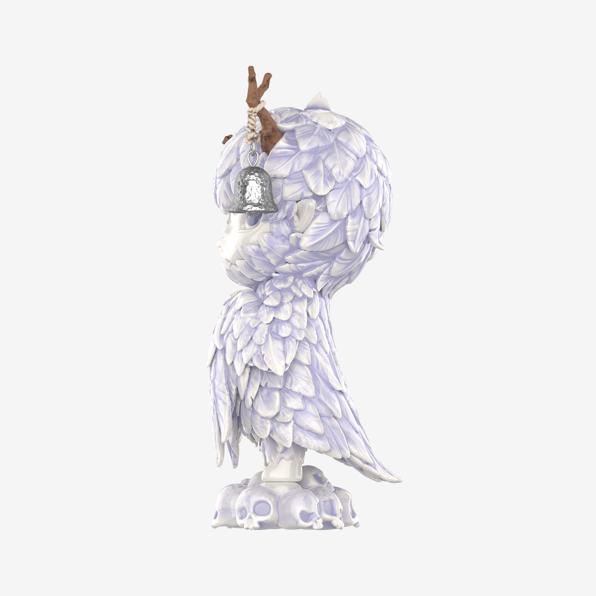 Hirono Ceramic Feather Figurine