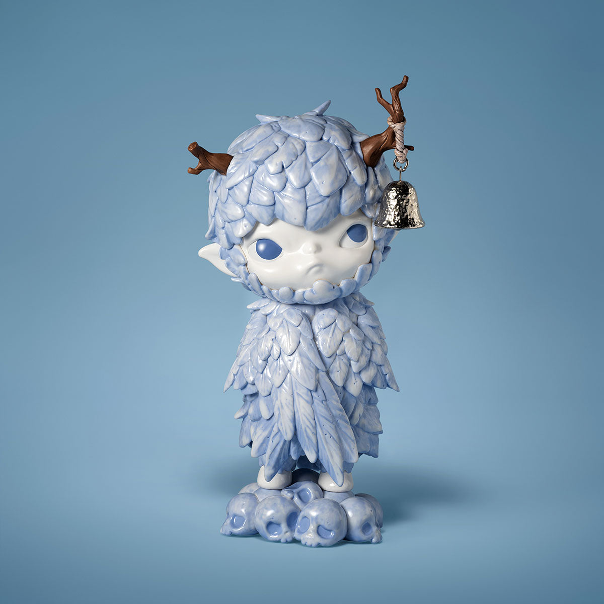 Hirono Ceramic Feather Figurine