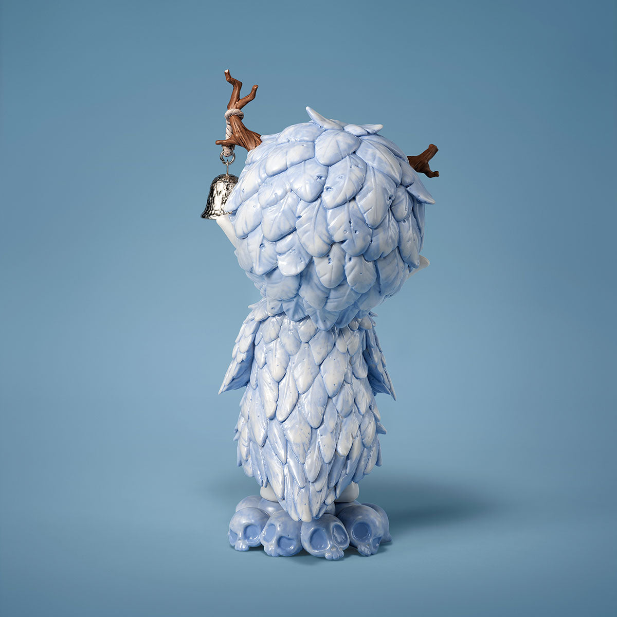 Hirono Ceramic Feather Figurine