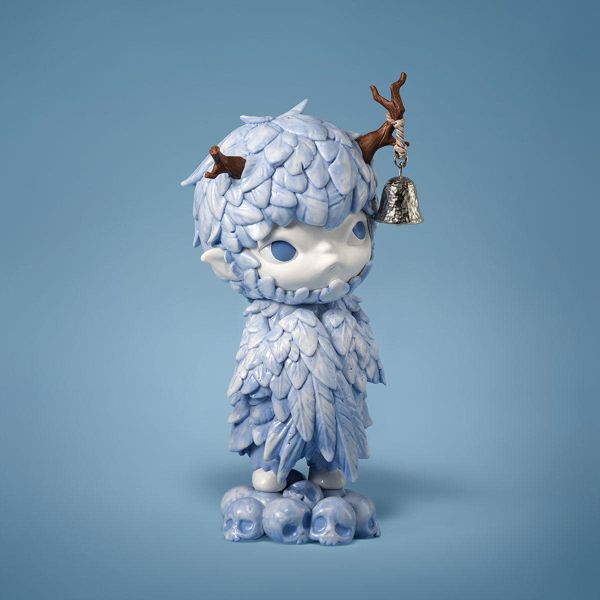 Hirono Ceramic Feather Figurine