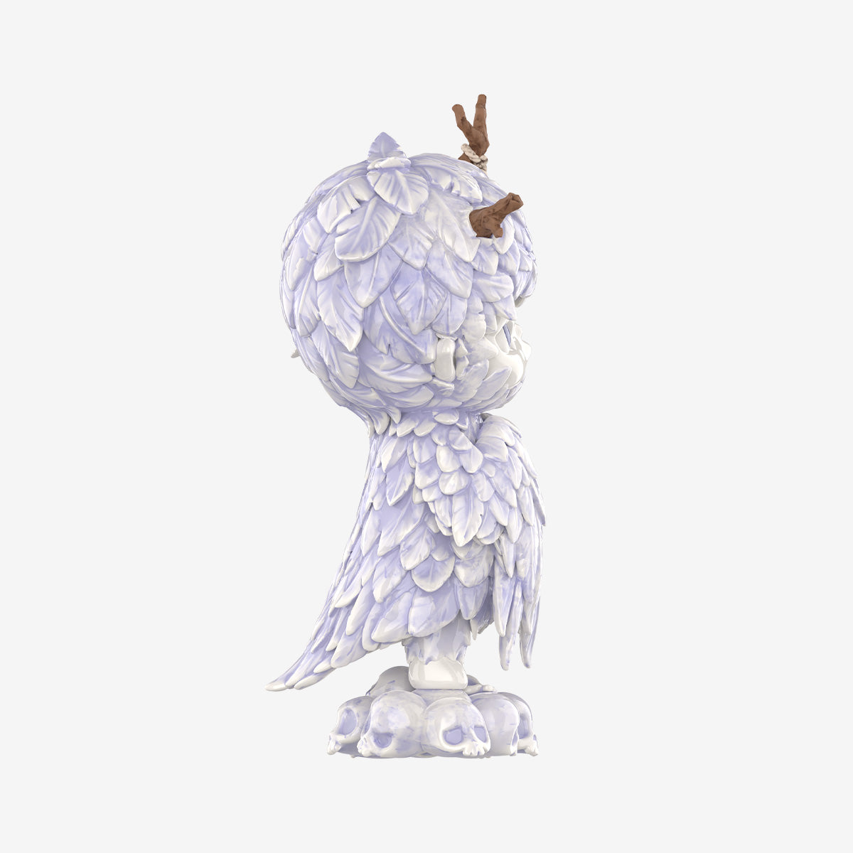 Hirono Ceramic Feather Figurine