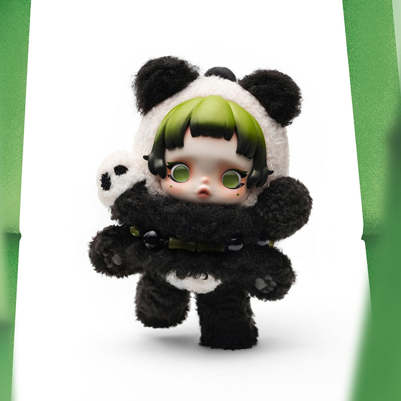 SKULLPANDA Lazy Panda Plush Doll Pendant-preorder