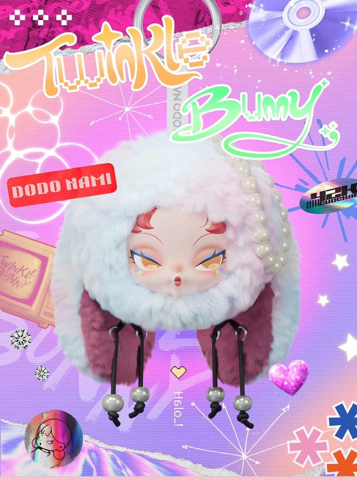 Dodonami Twinkle Bunny Series Plush Pendant-preorder