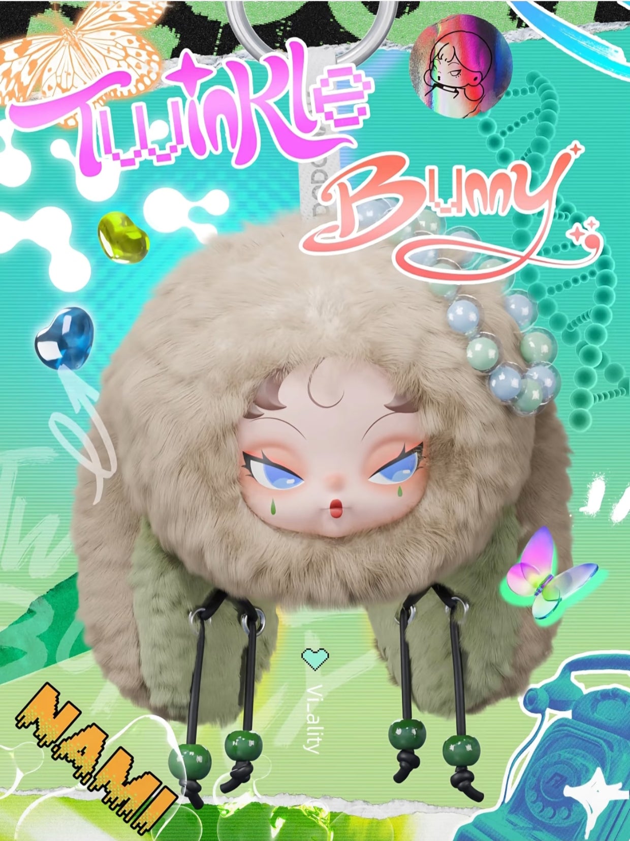 Dodonami Twinkle Bunny Series Plush Pendant-preorder