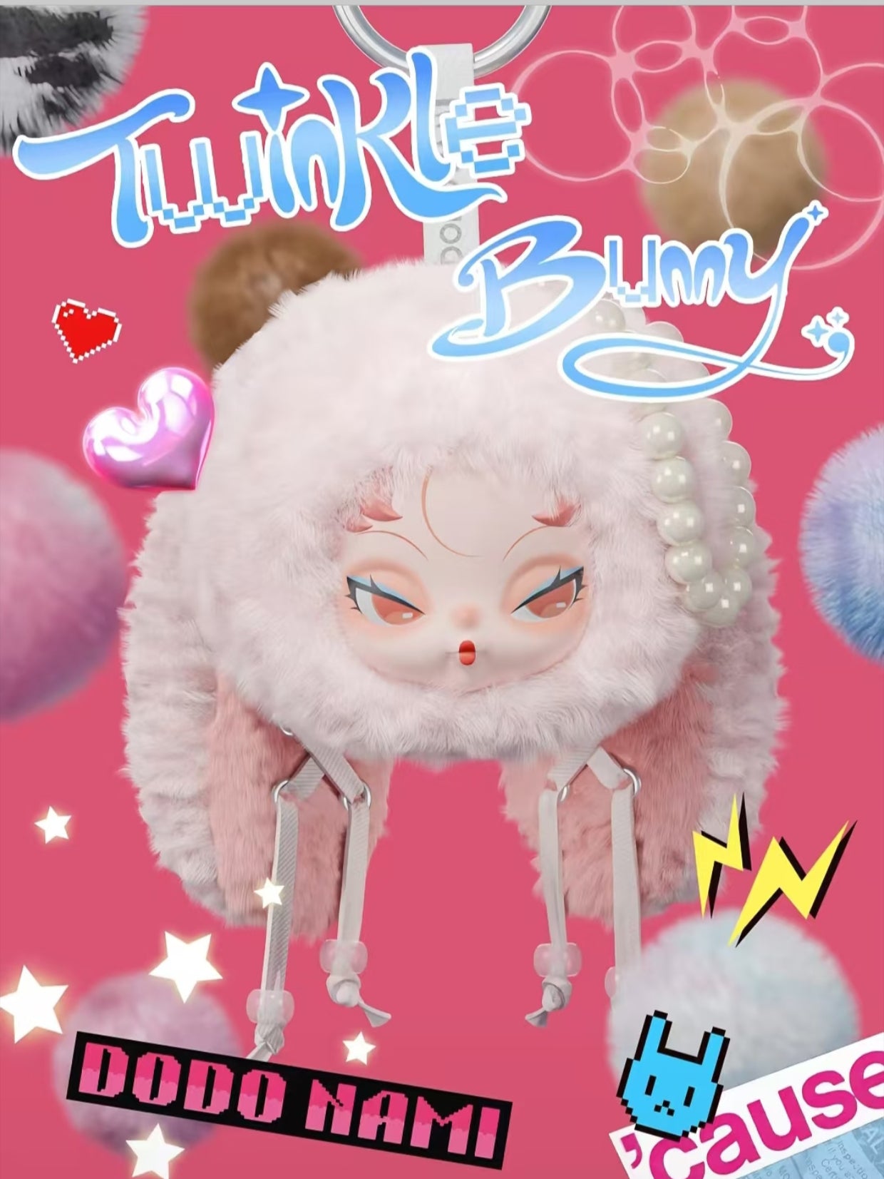 Dodonami Twinkle Bunny Series Plush Pendant-preorder
