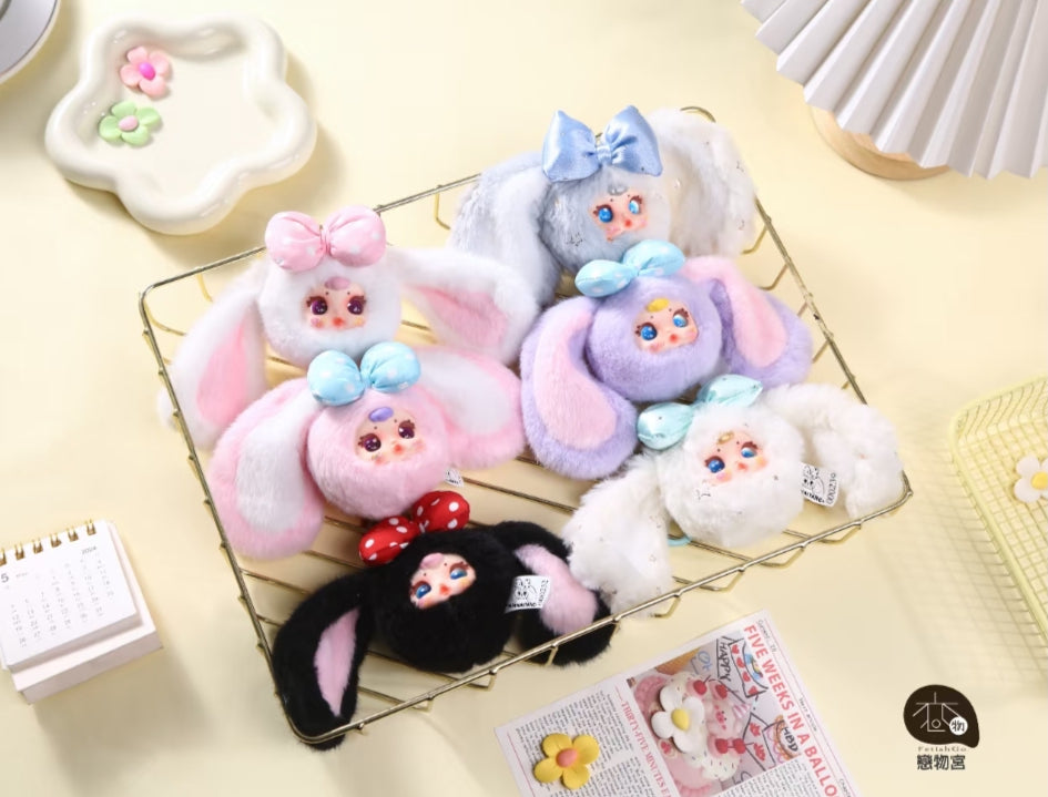 MM Milk Candy Bunny Plush Keychain Blind Box