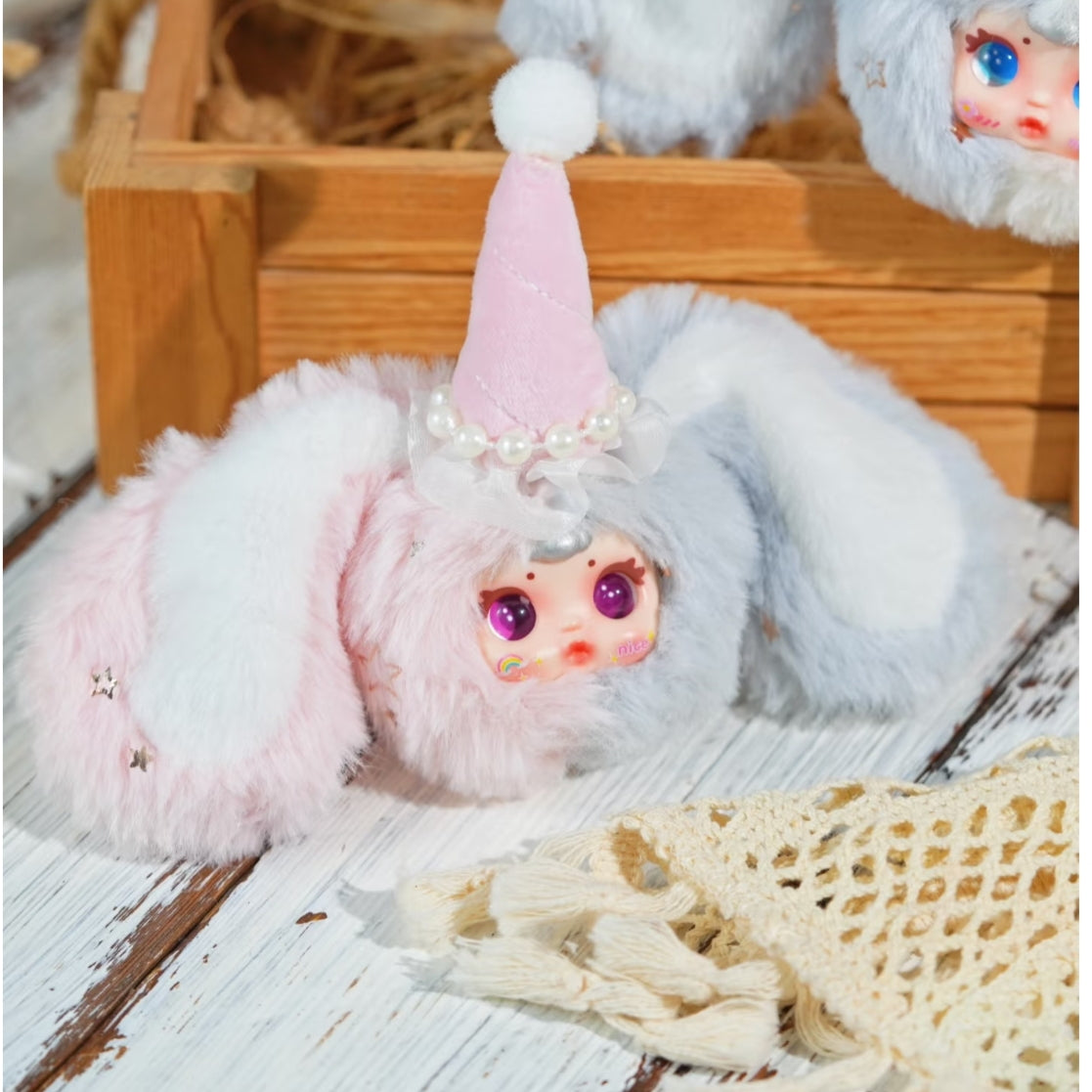 MM Milk Candy Bunny Plush Keychain Blind Box