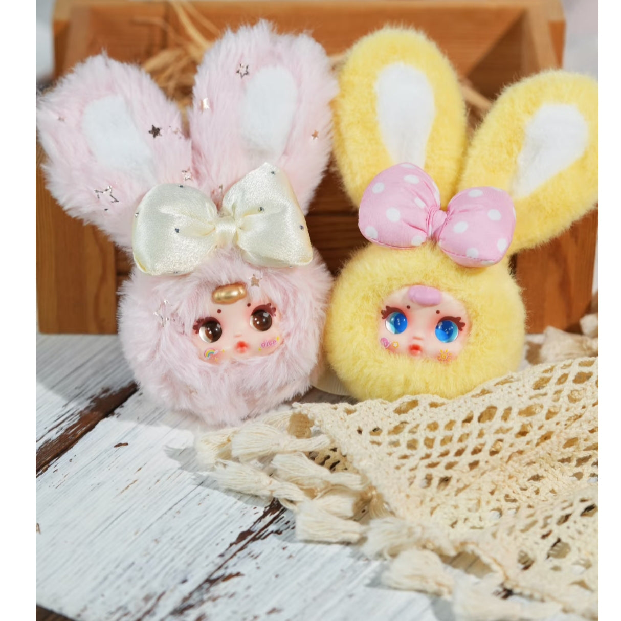 MM Milk Candy Bunny Plush Keychain Blind Box