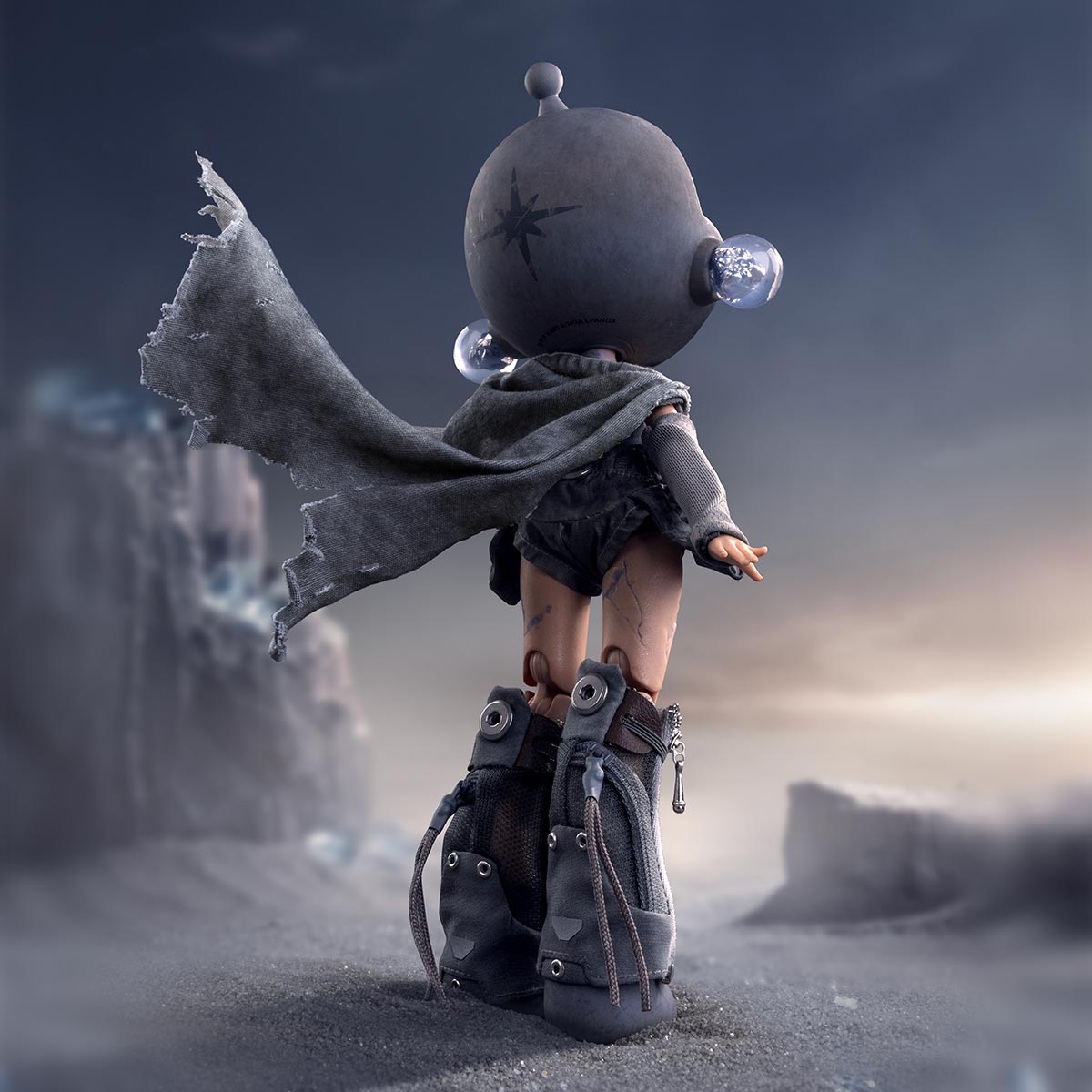 SKULLPANDA x HAMCUS 1/6 Action Figure