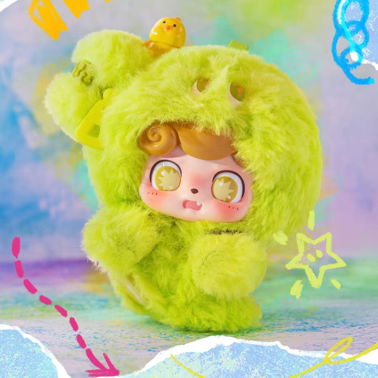 Qkid Emotional Hairy Monsters Series
