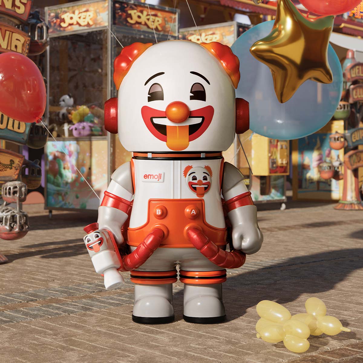 MEGA SPACE MOLLY 100% × emoji™ Series-preorder