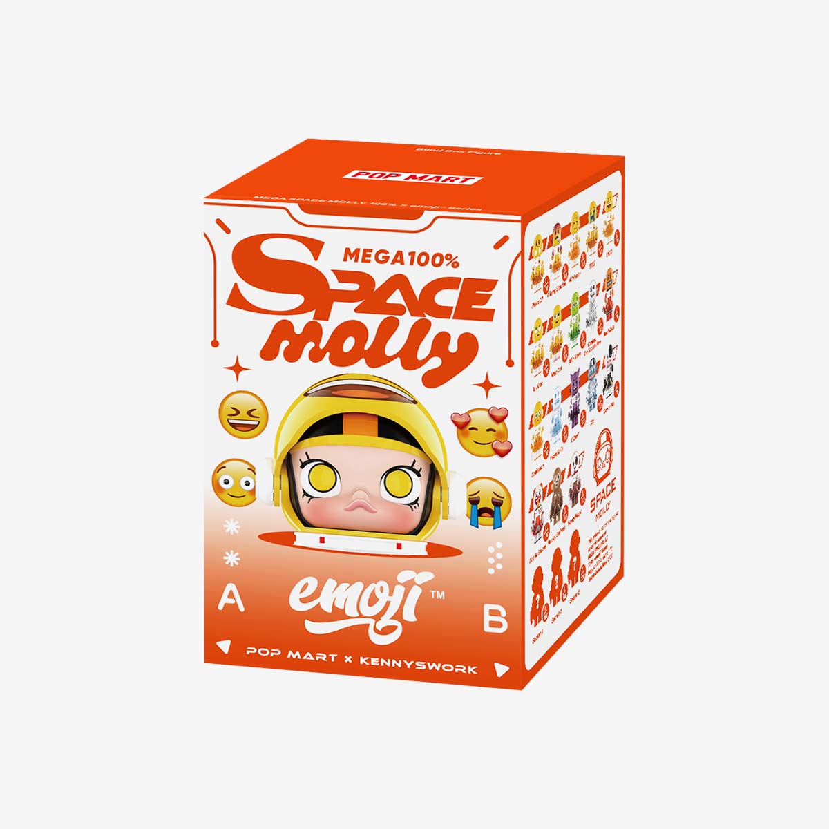 MEGA SPACE MOLLY 100% × emoji™ Series-preorder