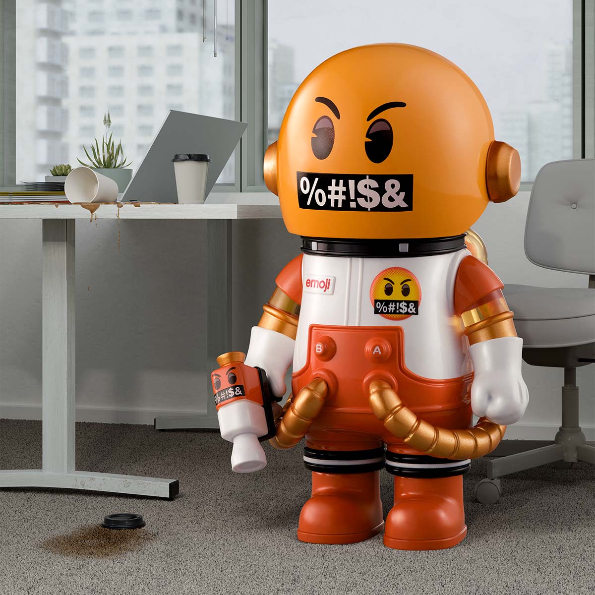 MEGA SPACE MOLLY 100% × emoji™ Series-preorder