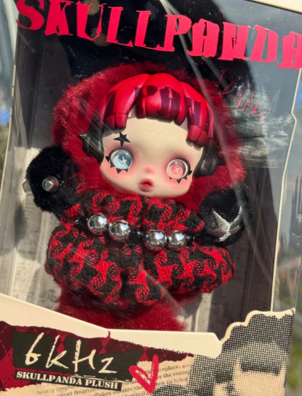 SkullPanda 6KHZ Plush Hanging Card
