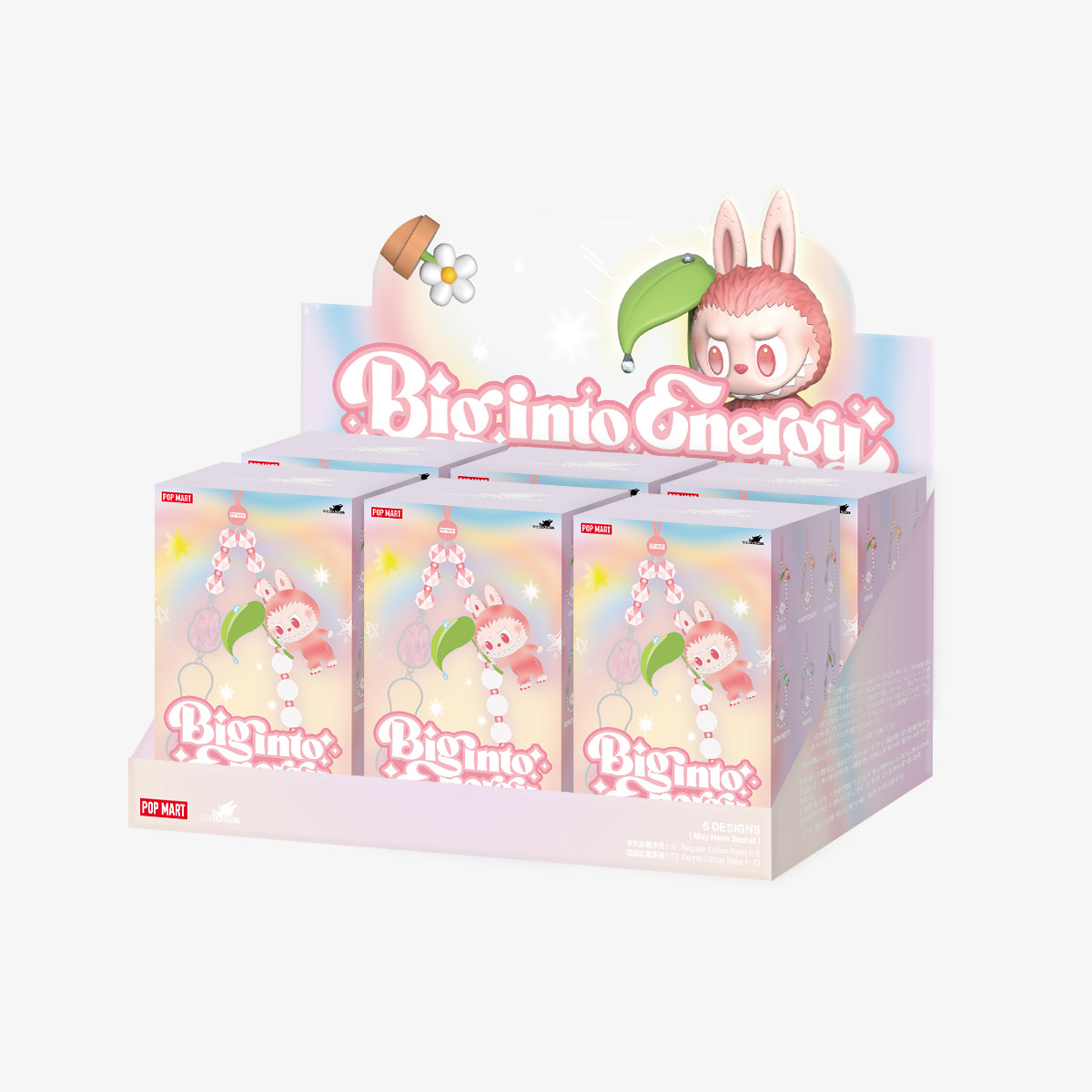 THE MONSTERS Big into Energy Series-Phone Charm Blind Box SIZE-preorder