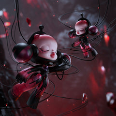 MEGA α SKULLPANDA 400% Red Crystal