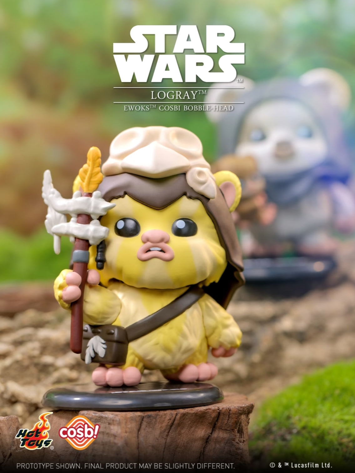 STAR WARS EWOKS COSBI BOBBLE-HEAD COLLEATION
