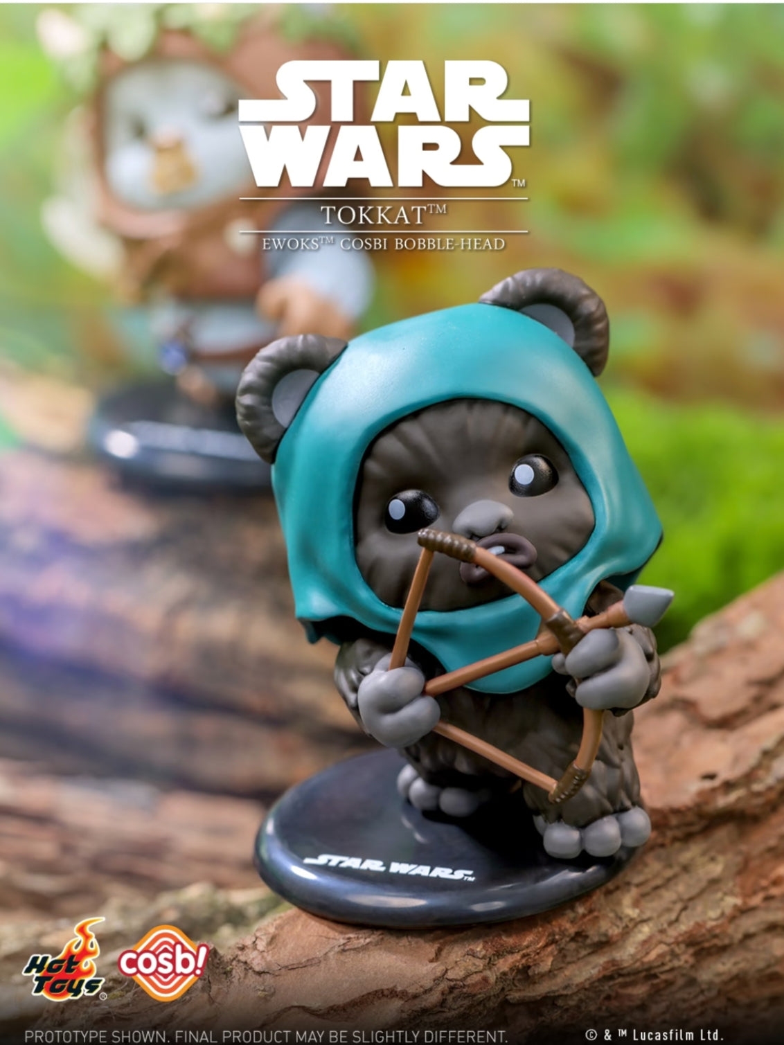STAR WARS EWOKS COSBI BOBBLE-HEAD COLLEATION