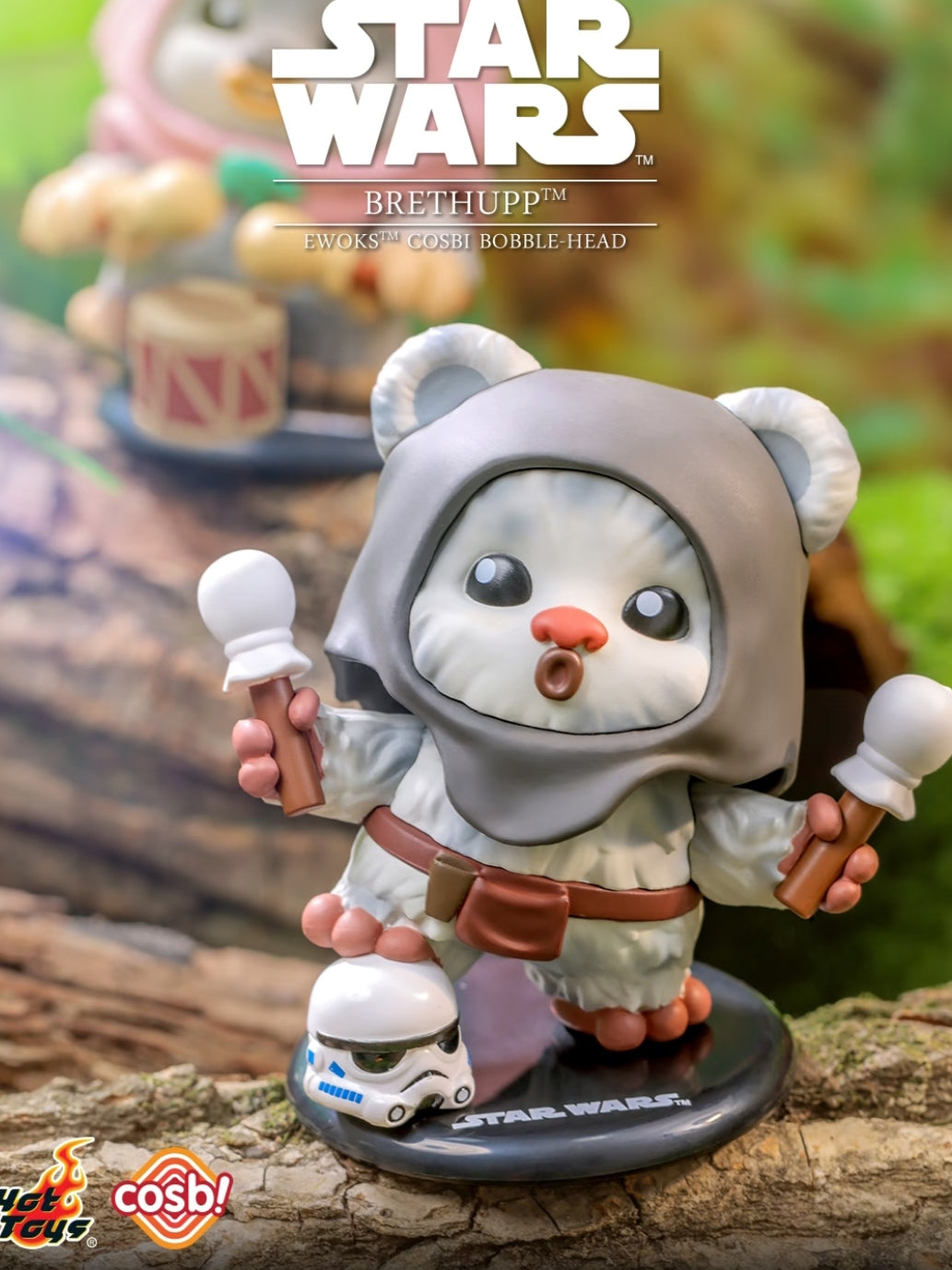 STAR WARS EWOKS COSBI BOBBLE-HEAD COLLEATION
