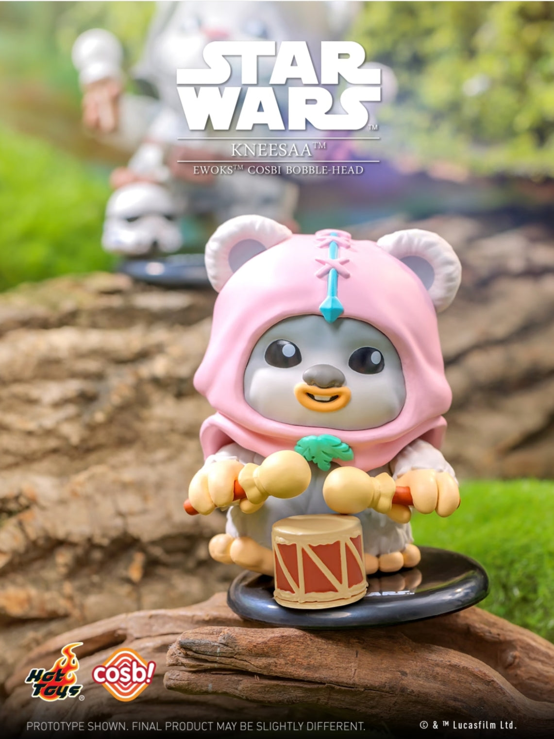 STAR WARS EWOKS COSBI BOBBLE-HEAD COLLEATION