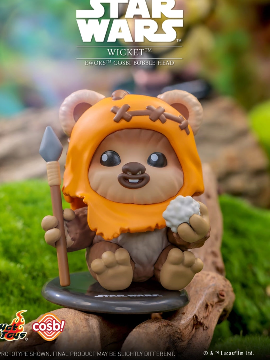 STAR WARS EWOKS COSBI BOBBLE-HEAD COLLEATION