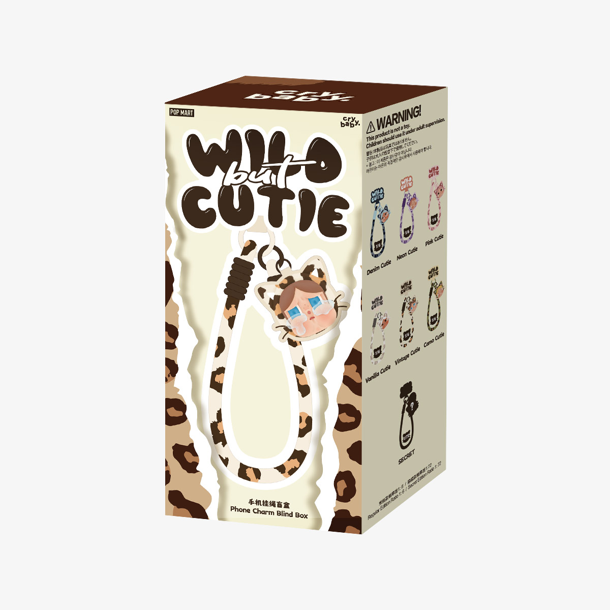 CRYBABY Wild but Cutie Series-Phone Charm Blind Box-preorder