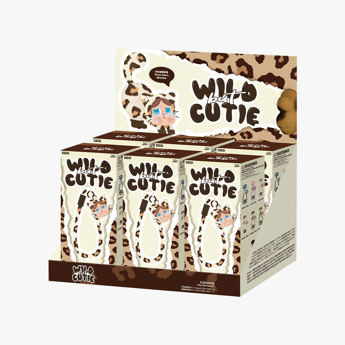 CRYBABY Wild but Cutie Series-Phone Charm Blind Box-preorder