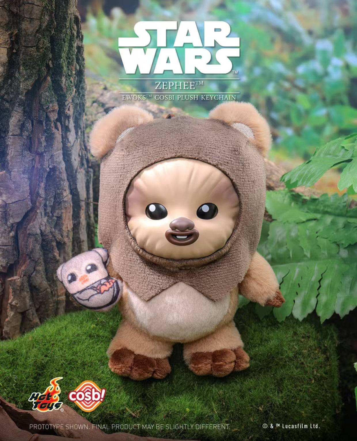 STAR WARS EWOKS COSBI PLUSH KEYCHAIN COLLECTION-PRERORDER