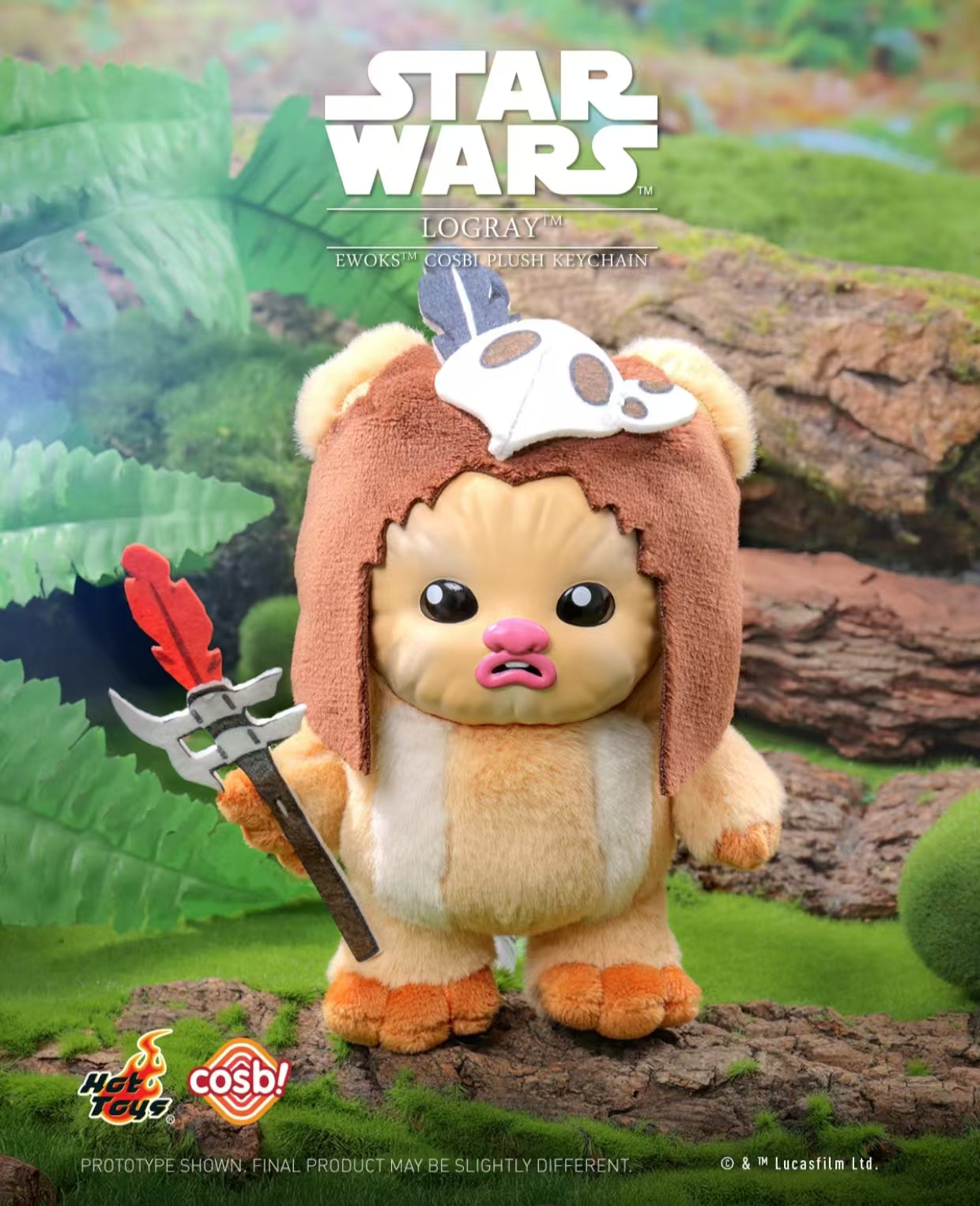 STAR WARS EWOKS COSBI PLUSH KEYCHAIN COLLECTION-PRERORDER