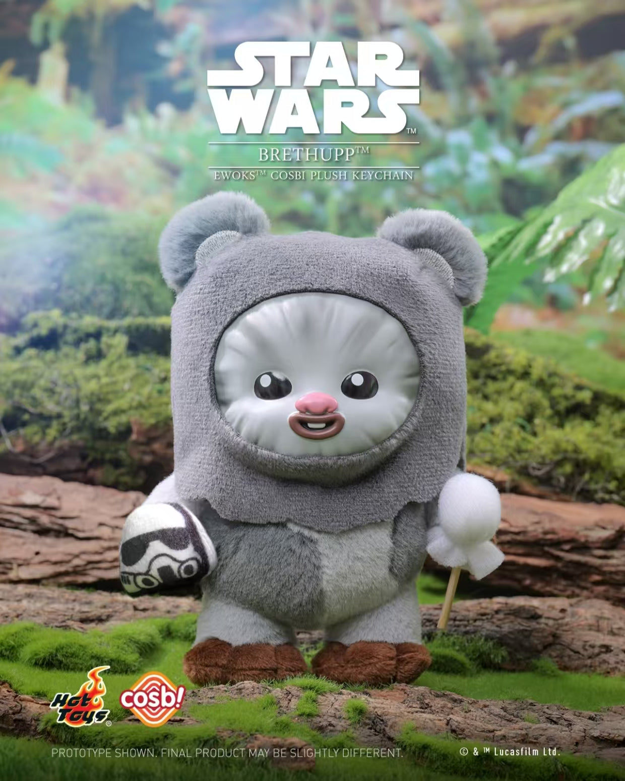 STAR WARS EWOKS COSBI PLUSH KEYCHAIN COLLECTION-PRERORDER